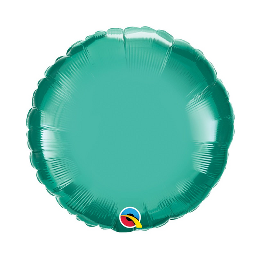Chrome Green Round Balloon