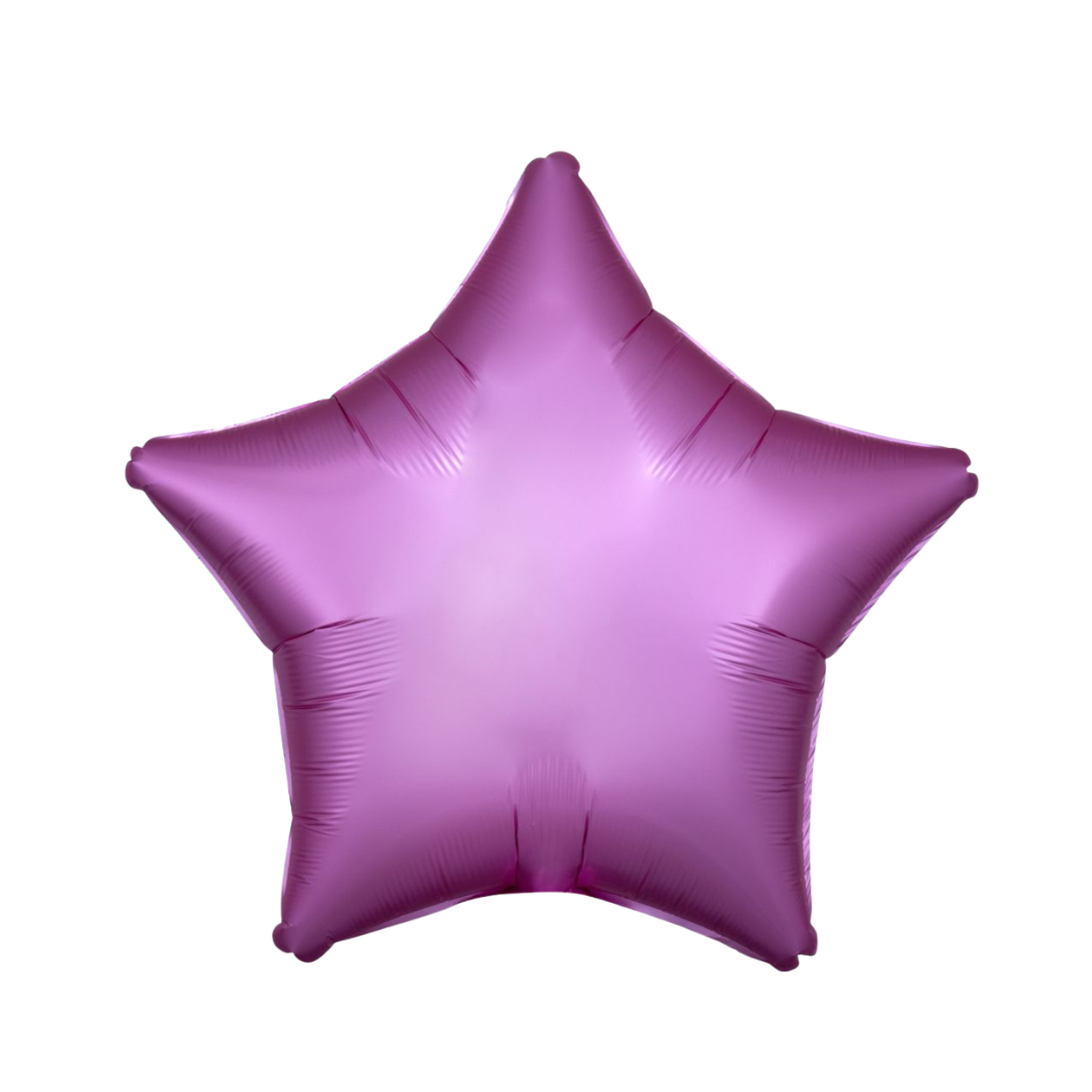 18" Flamingo Pink Star Balloon
