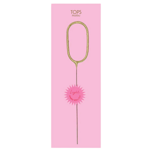 Mini Gold Number Sparkler Wand