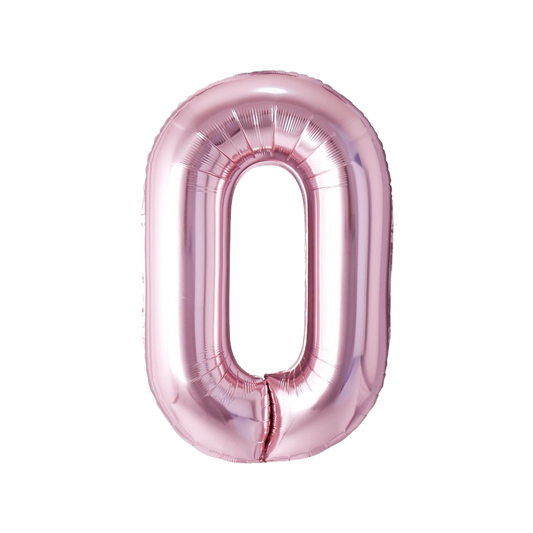 Rose Gold Mylar Number