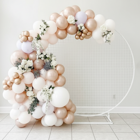 Blush Bloom Circle Backdrop