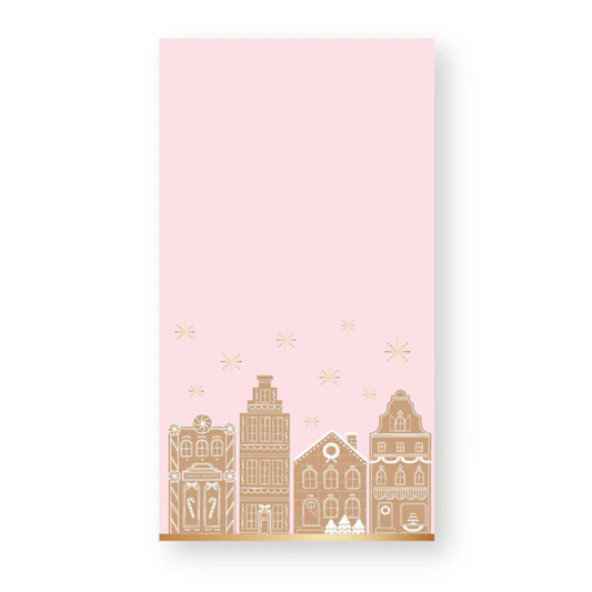 Pink Gingerbread Guest Towels