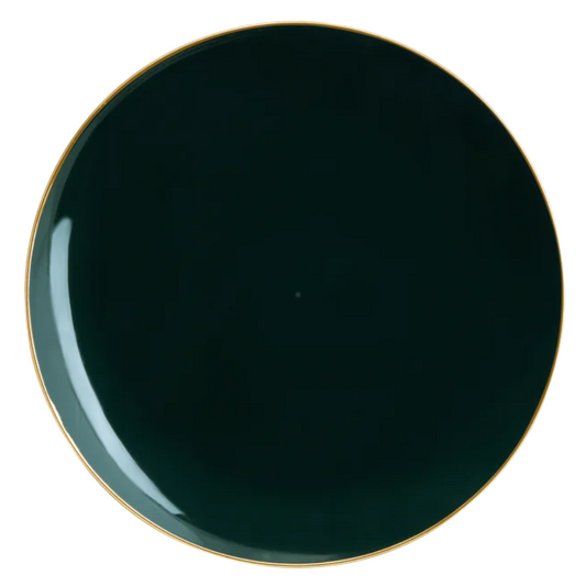 Emerald Gold Plastic Plates