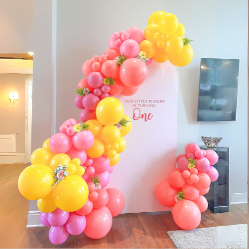 Single Backdrop + Balloons