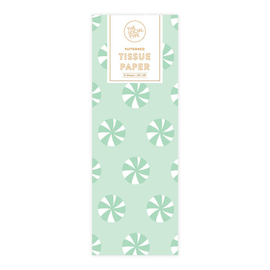 Peppermint Holiday Tissue Paper