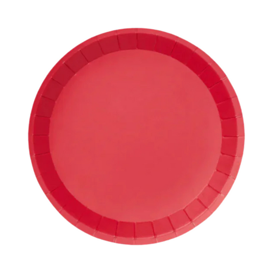 Red Paper Party Plates