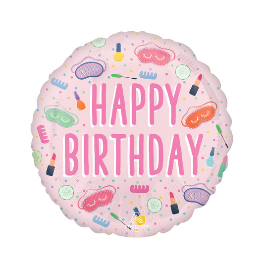 Birthday Spa Party Balloon
