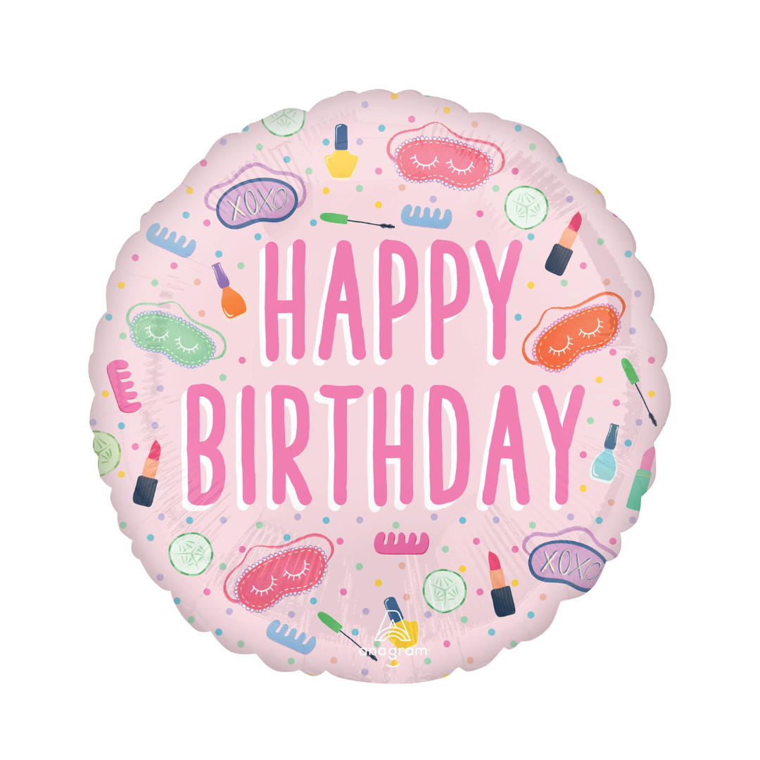 Birthday Spa Party Balloon