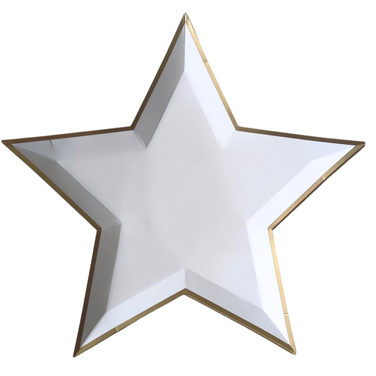 Blanc White Star Plate