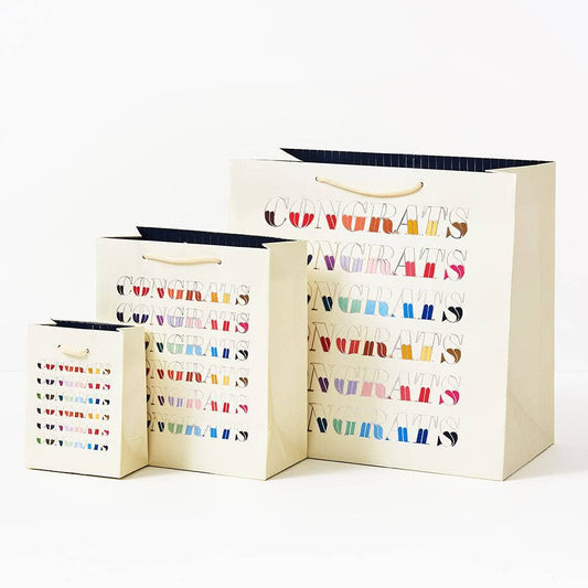 Colorful Congrats Gift Bag
