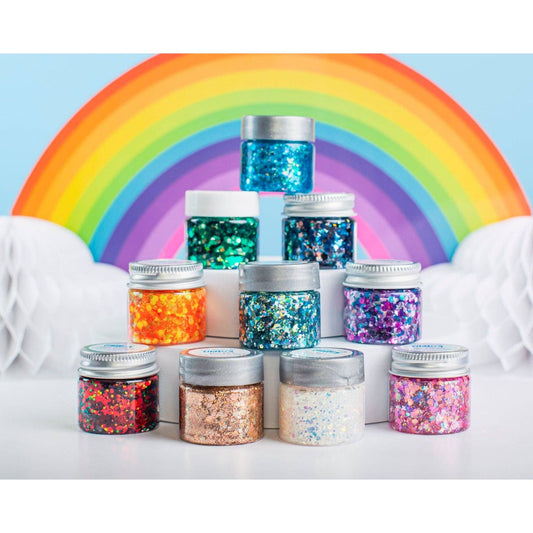 Face & Body Glitter Gels