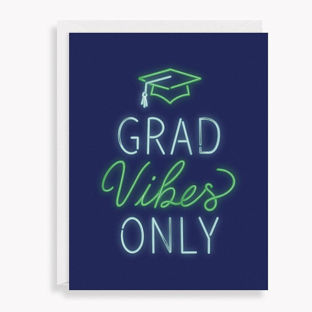 Grad Vibes Graduation Card