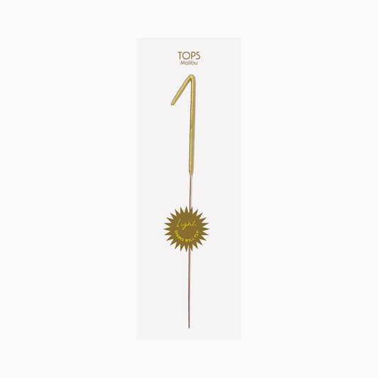 Mini Gold Number Sparkler Wand