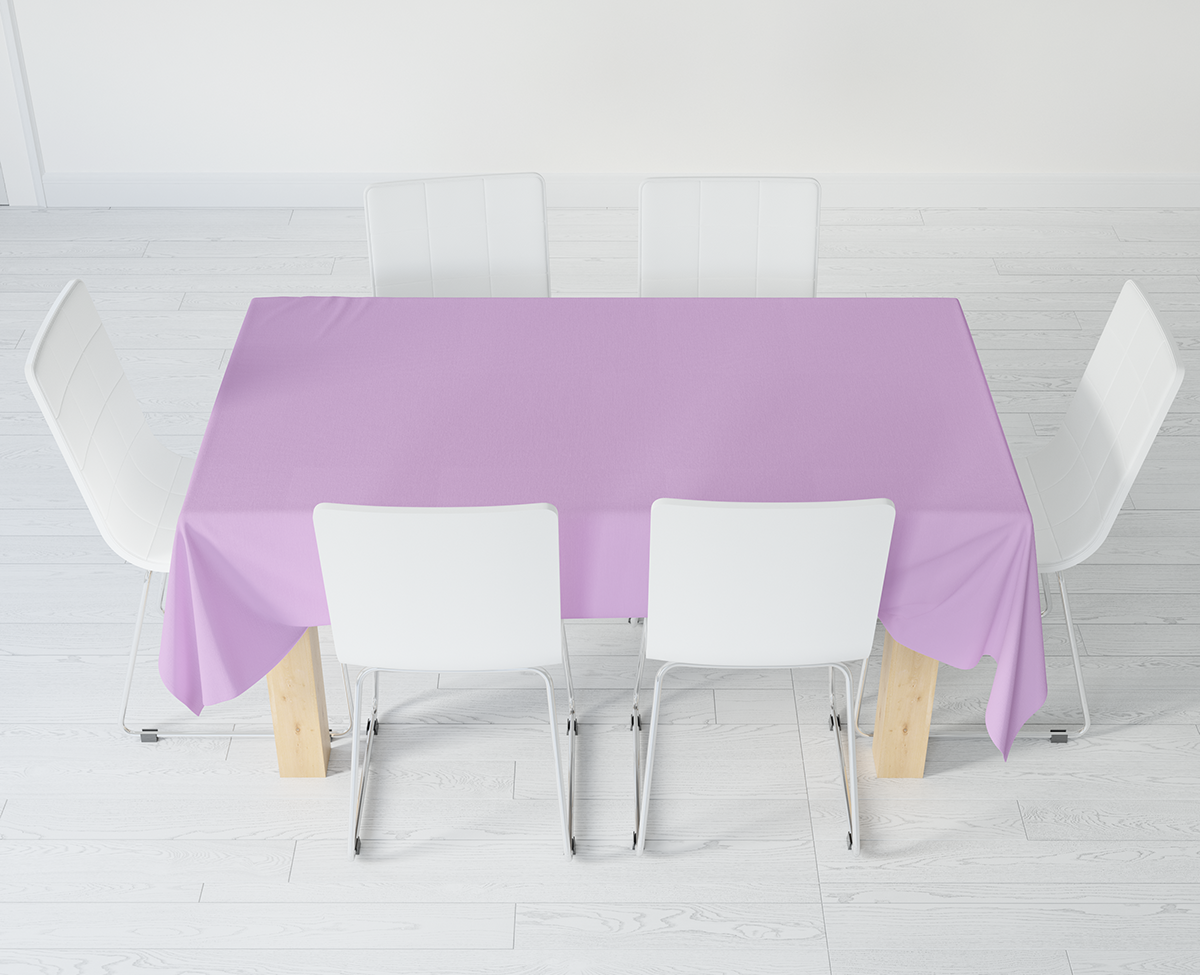 Purple Pastel Paper Table Cover