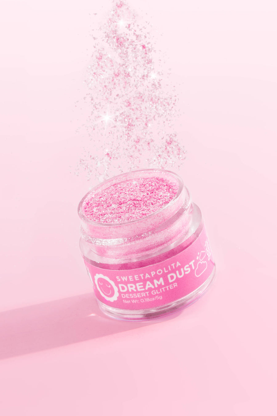 Pink Edible Dessert + Drink Glitter