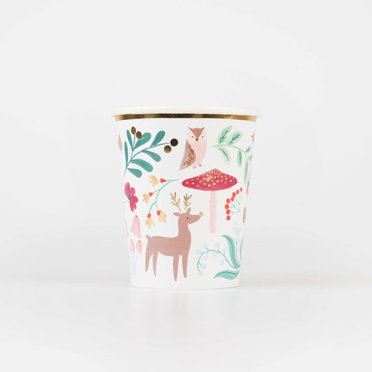 Winter Woodland Cups