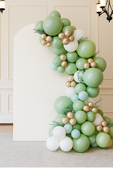 Single Arch Backdrop + Balloons