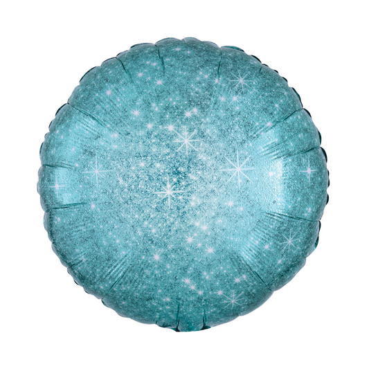 Sparkle Teal Balloon