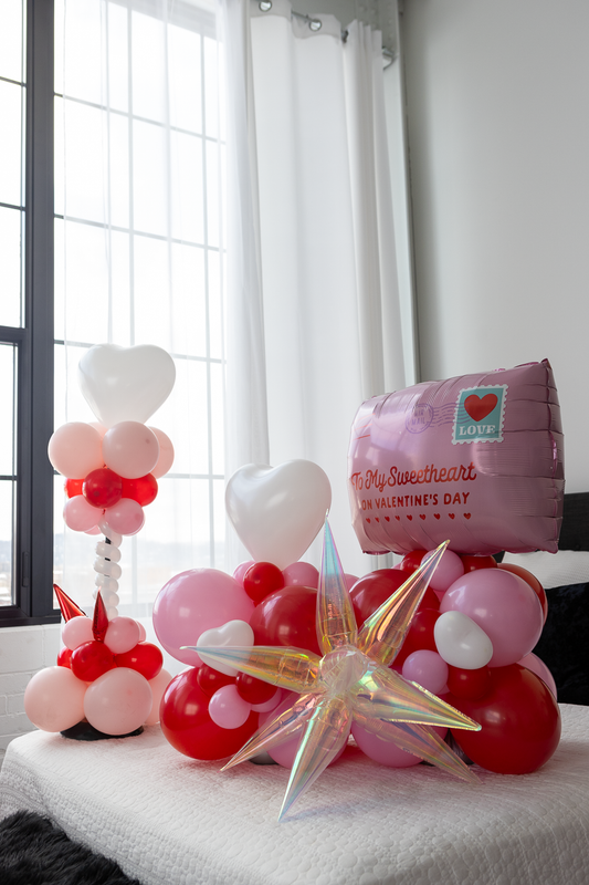 Valentine Balloon Stacks