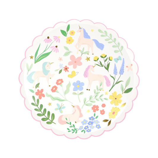 Meadow Unicorns Dinner Plates