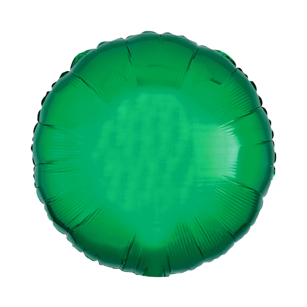 Metallic Green Circle Balloon