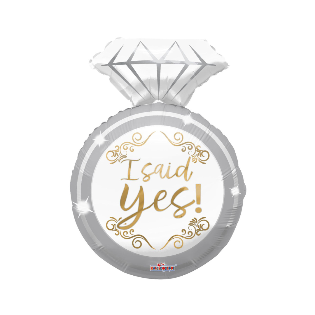 I Said Yes! Ring Balloon