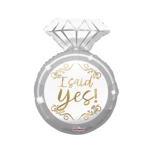 I Said Yes! Ring Balloon