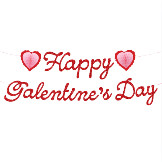 Happy Galentine's Day Banner