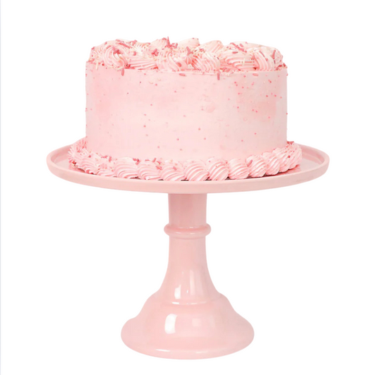Melamine Cake Stand- Peony Pink