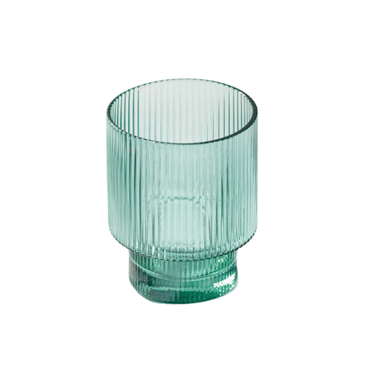 Vikko Decor - Malibu, Ribbed Glass, Green