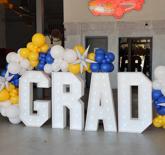 Graduation Marquee Balloon Display