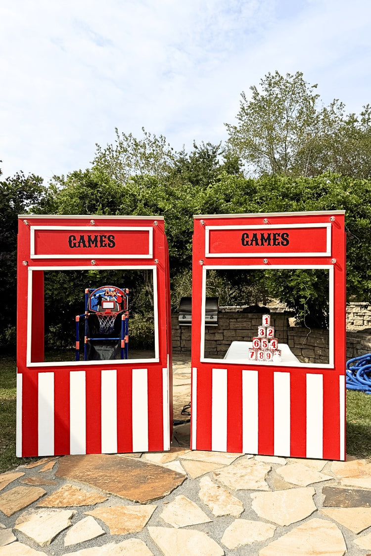 Game Booth Backdrop