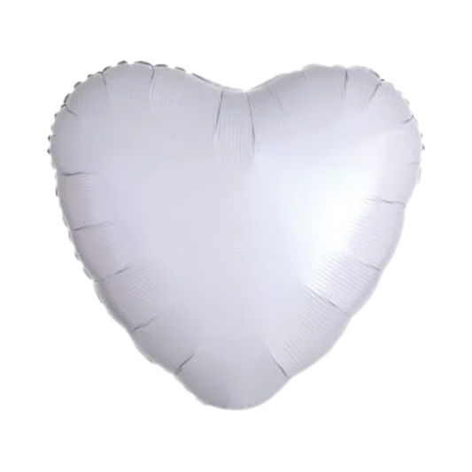 White Heart Balloon