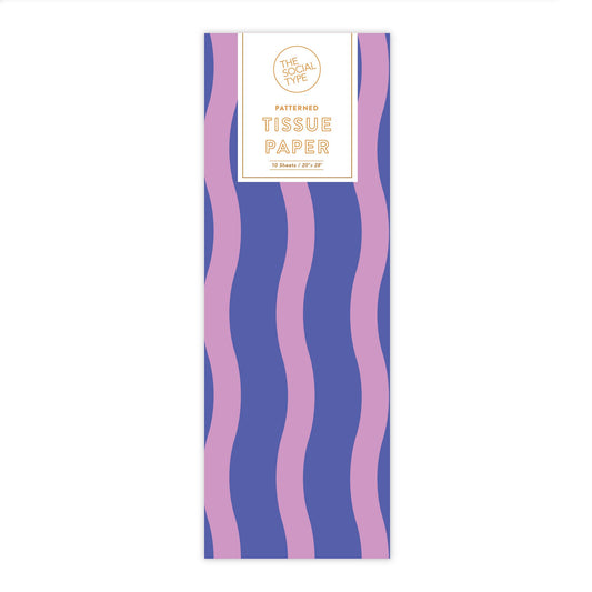 Grape Jelly Stripe Tissue