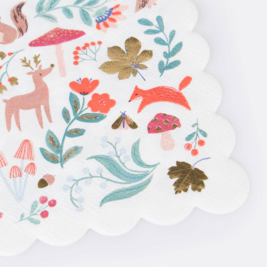 Winter Woodland Small Napkins
