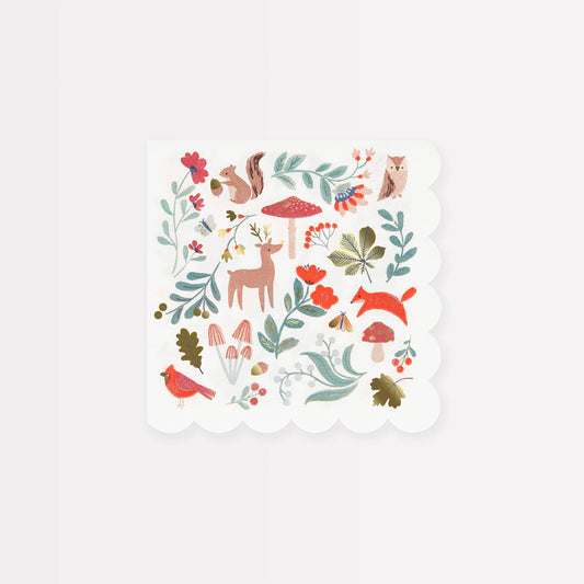 Winter Woodland Small Napkins