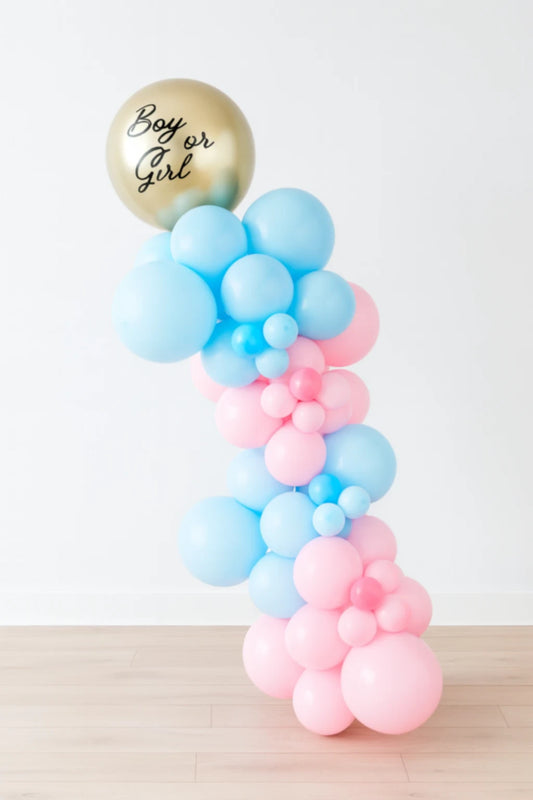Gender Reveal Balloon Garland