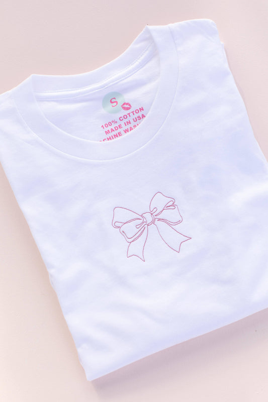 Large Coquette Bow Graphic Tee