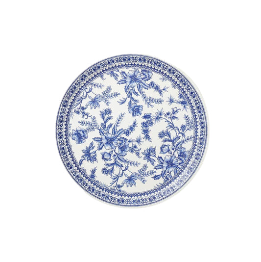 French Toile Large Party Plates