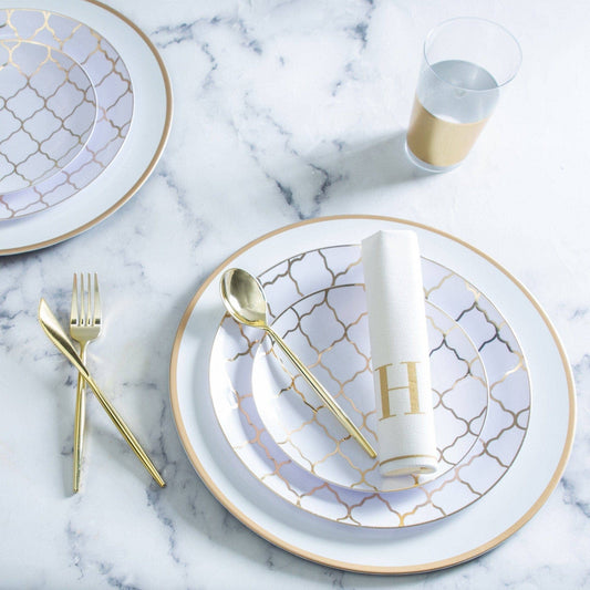 Chic Round Gold Spoons
