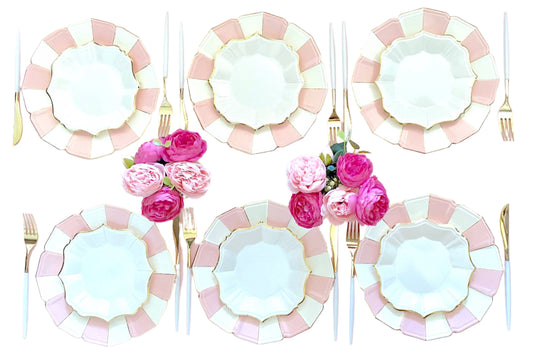 Pink Candy Dinner Plates