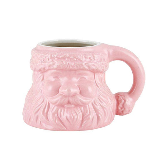 Santa Pink Shaped Mug