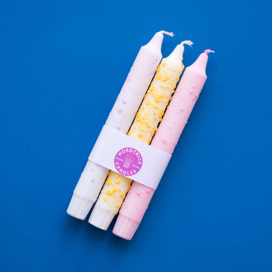 Lemon Nordtrice Taper Candles