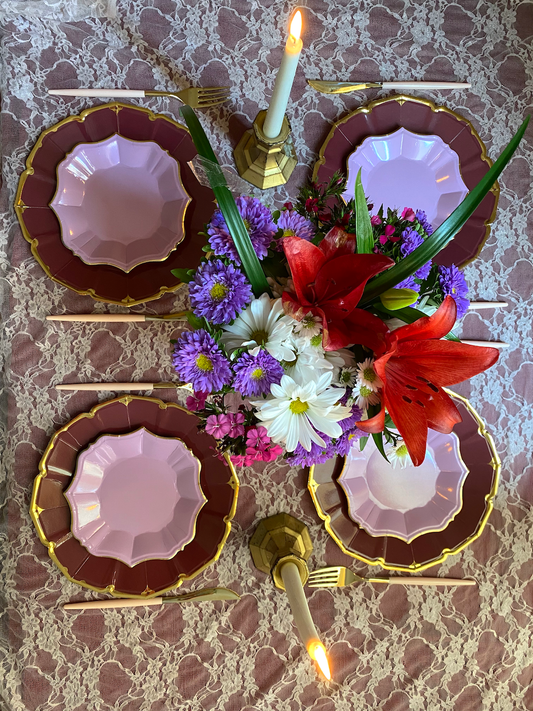 Lilac Dessert Plates