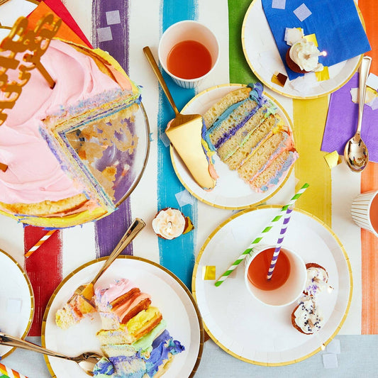 Plum Paper Party Plates