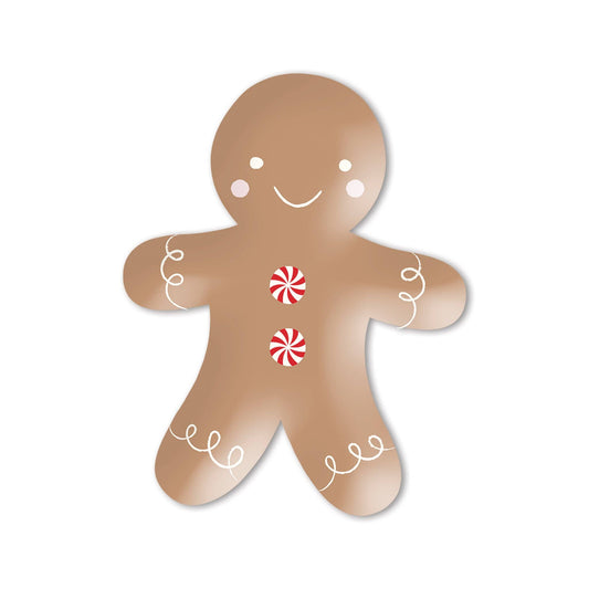 Gingerbread Man Shaped Plate
