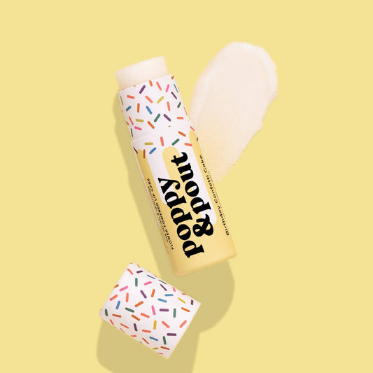 Lip Balm, Birthday Confetti Cake Yellow