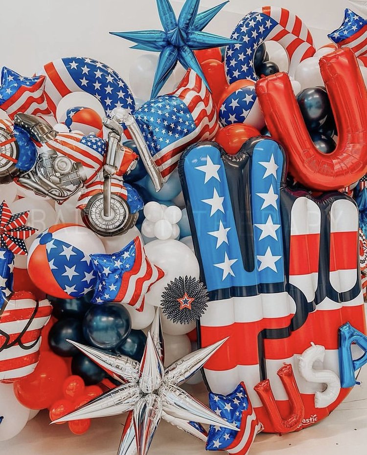 Balloon Inspiration for Your 4th of July Celebration