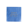 HAPPY 4TH OF JULY COCKTAIL NAPKINS