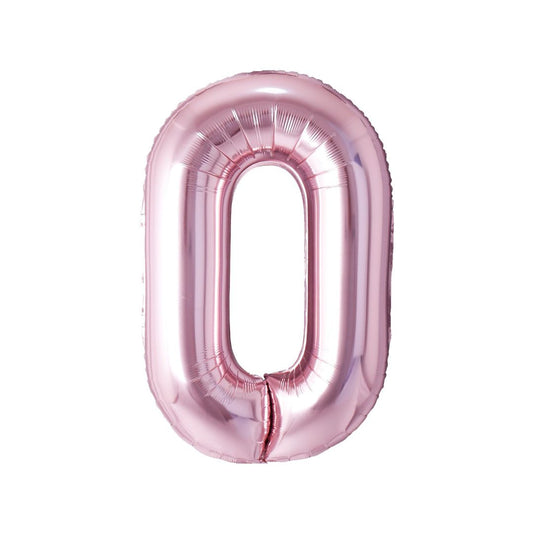 Rose Gold Mylar Numbers